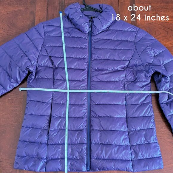 NuAge Sport Puffer Jacket Purple (Small) - Picture 7 of 12
